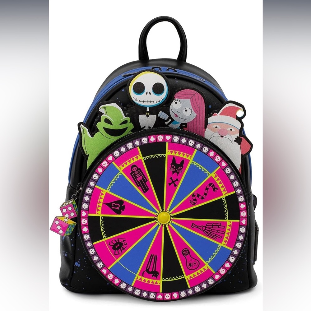Loungefly Disney Nightmare Before Christmas Oogie Boogie Wheel